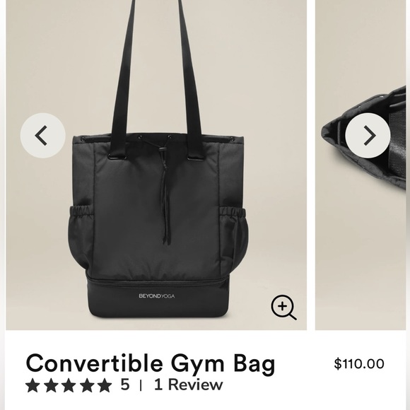BEYOND YOGA Convertible bag- brand new! - Picture 2 of 5